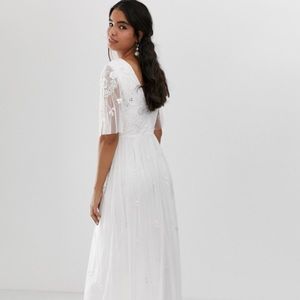 ASOS Dresses - ASOS Amelia Rose embellished maxi dress white US 6 ASOS Dresses - ASOS Amelia Rose embellished maxi dress white US 6